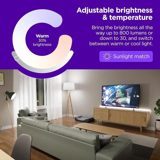 Alt view image 3 of 3 - Roku Smart Bulb SE, A19 White, 4-Pack
