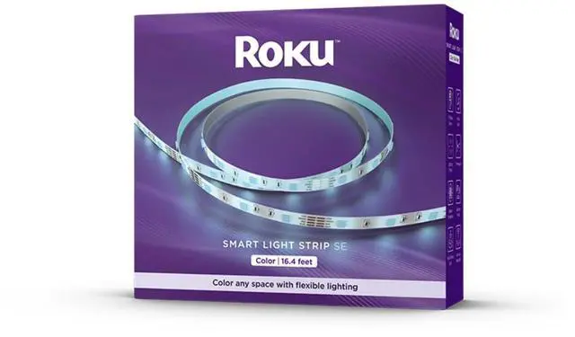 Alt view image 2 of 4 - Roku Smart Light Strip SE, Multi-Color Smart Light Strip, 16.4ft