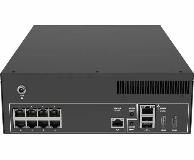 Alt view image 2 of 3 - AXIS Camera Station S2208 Mk II Standalone Appliance, All-in-one recording solution with integrated 8 channel PoE switch