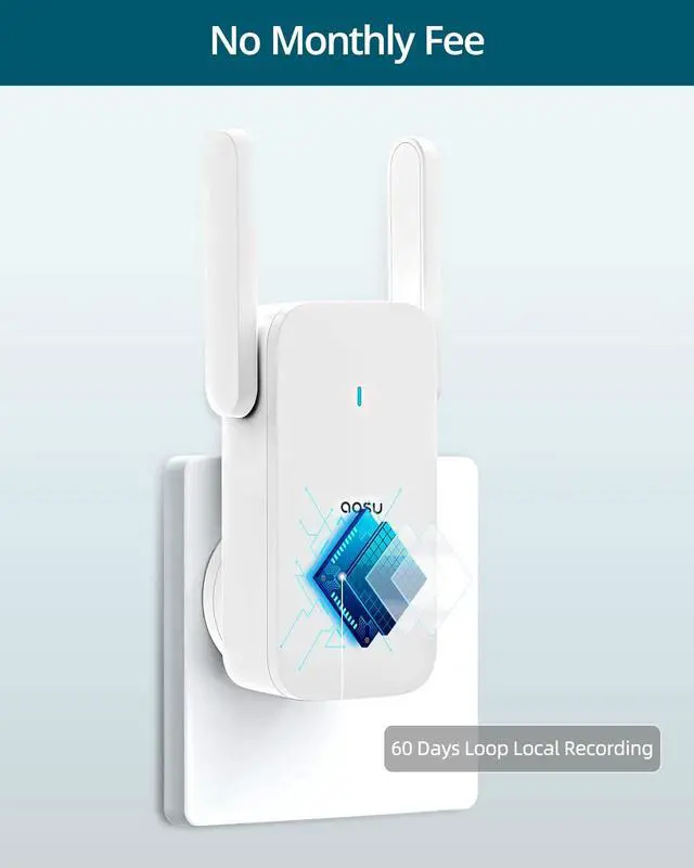 Alt view image 4 of 6 - Aosu Video Doorbell Ultra (V8S), 5MP Ultra HD, 2.4 GHz WiFi, 180-Day Battery, AI Detection, IP66, 166° View, Battery/Wired Mode, Works with Alexa & Google Assistant, No Monthly Fees