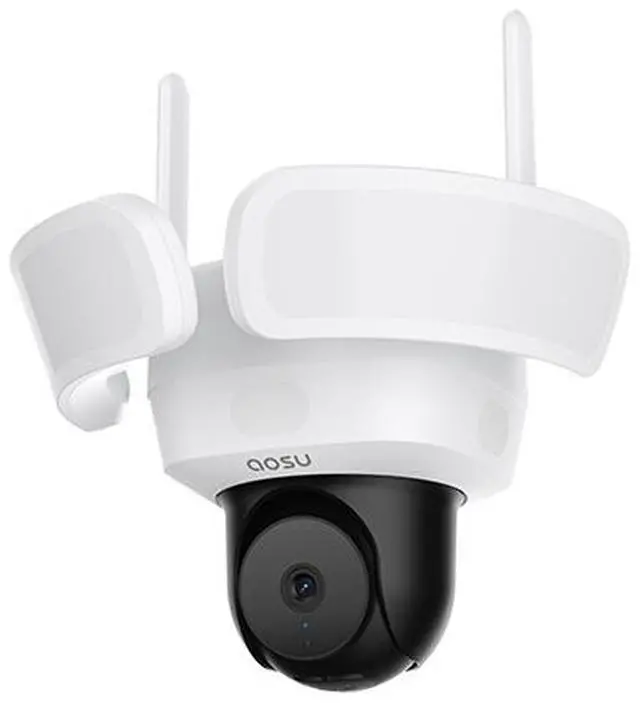 Main image of Aosu Floodlight Cam Pro (L5P), Wired Outdoor Security Camera, 3K UHD Security Camera Outdoor, 360° Coverage Surveillance, 24/7 Recording, Motion Detection, 2600-Lumen Motion-Activated Floodlight