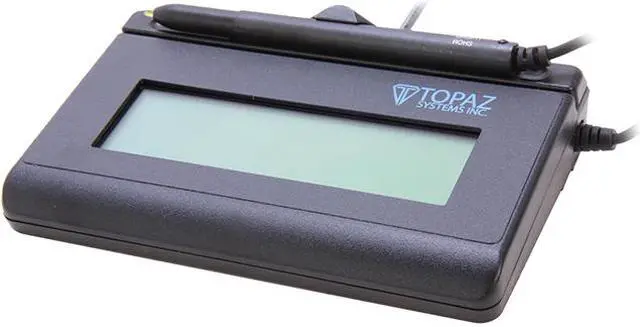 Main image of HID EL-TOP-1X5 EasyLobby, Visitor Management, Topaz SignatureGem LCD 1x5 SigPad (Signature Block Only)