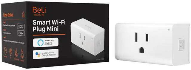 Alt view image 4 of 5 - Beli Smart Wi-Fi Plug Mini by Tenda - Works with Alexa Echo & Google Assistant, Reliable Wi-Fi Connection, No Hub Required (SP3)
