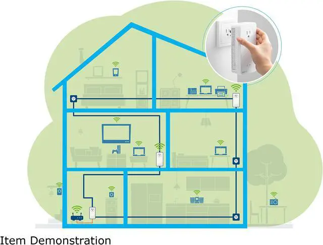 Alt view image 4 of 4 - devolo Magic 2 WiFi next Whole Home Wi-Fi Kit