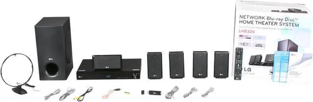 Alt view image 19 of 19 - LG LHB326 Network Built-in Wi-Fi Home Theater System