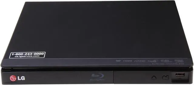 Alt view image 2 of 5 - LG BP330 Blu-ray Disc Player with Built-In Wi-Fi