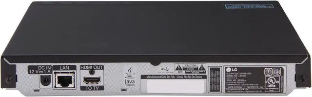 Alt view image 4 of 5 - LG BP330 Blu-ray Disc Player with Built-In Wi-Fi