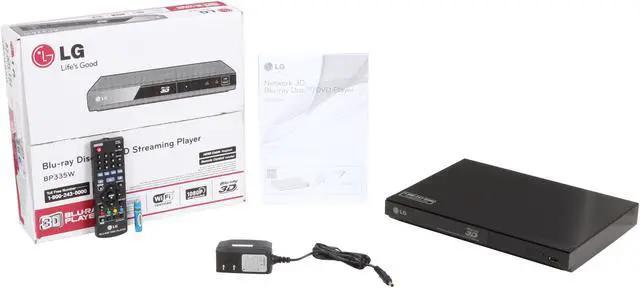 Alt view image 5 of 5 - LG 3D WiFi Built-in Blu-ray Player BP335W