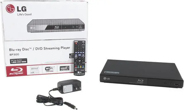 Alt view image 6 of 6 - LG WiFi Built-in Blu-ray Player BP300