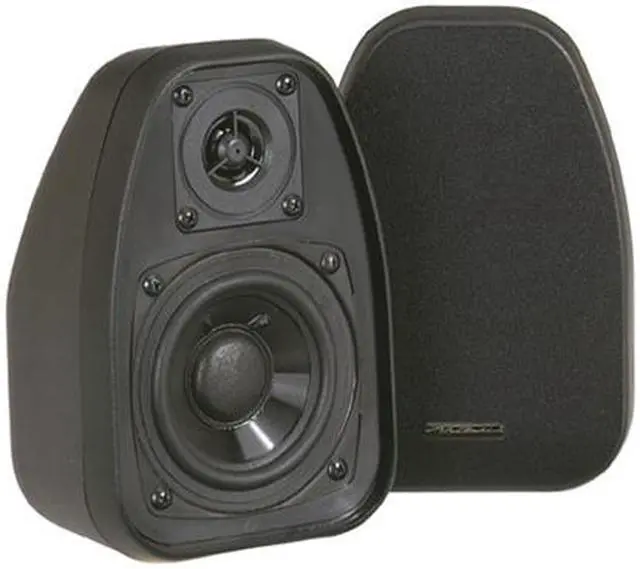 Main image of BIC America DV-32B 3.5" 2-Way Compact Shielded Speakers - Black Pair