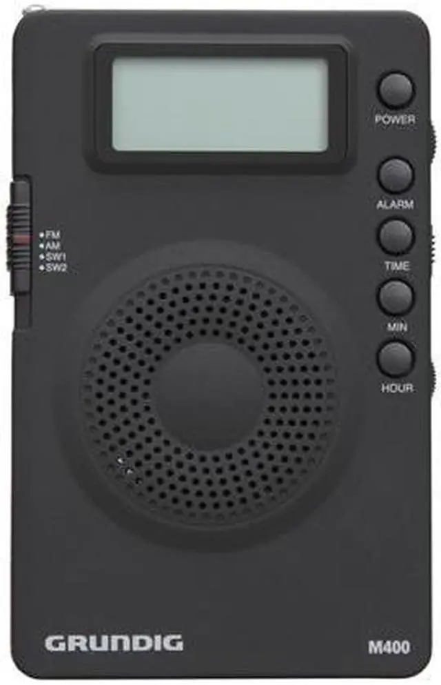 Alt view image 5 of 7 - eton Super Compact AM/FM Shortwave Portable Radio Grundig MINI 400 - Black