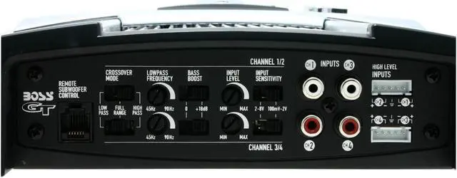 Alt view image 6 of 12 - BOSS AUDIO 1600W 4 Channels Bridgeable MOSFET Bridgeable Power Amplifier