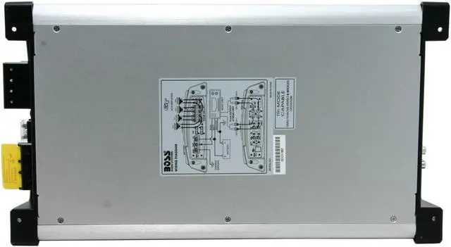 Alt view image 8 of 12 - BOSS AUDIO 1600W 4 Channels Bridgeable MOSFET Bridgeable Power Amplifier