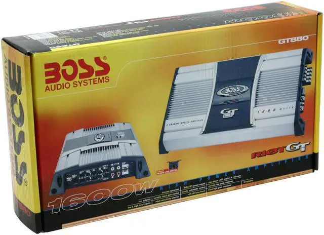 Alt view image 12 of 12 - BOSS AUDIO 1600W 4 Channels Bridgeable MOSFET Bridgeable Power Amplifier