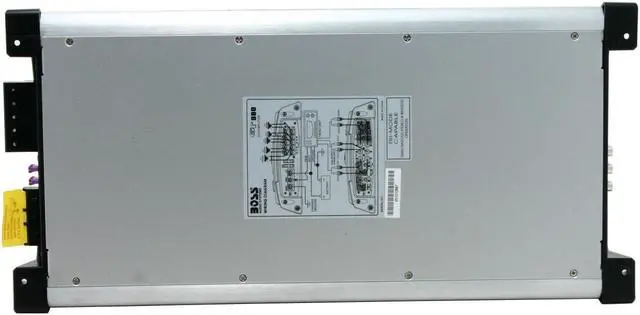 Alt view image 4 of 11 - BOSS AUDIO 1200W 5 Channels Bridgeable MOSFET Bridgeable Power Amplifier