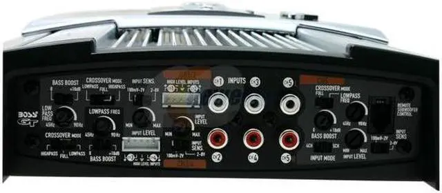Alt view image 6 of 11 - BOSS AUDIO 1200W 5 Channels Bridgeable MOSFET Bridgeable Power Amplifier