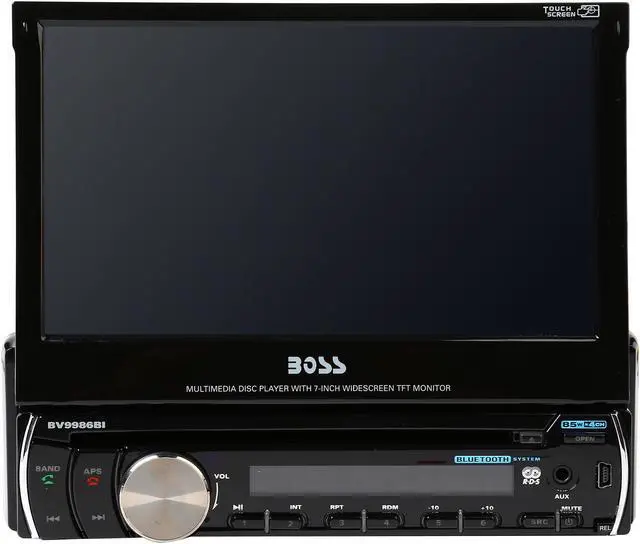 Alt view image 2 of 7 - Boss Audio BV9986BI 7" LCD Touchscreen Display w/ Bluetooth
