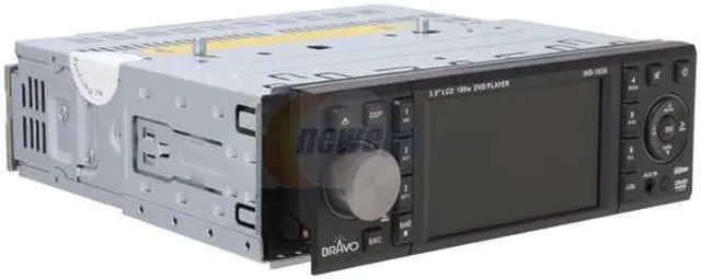 Alt view image 2 of 10 - BRAVO 3.5" Car Stereo with AM/FM Radio and DVD Player