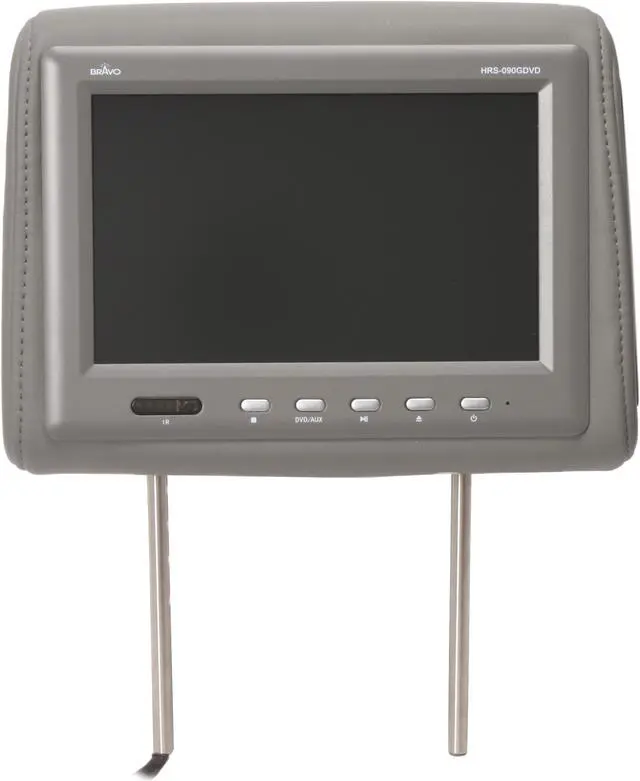 Alt view image 5 of 9 - BRAVO Gray 9.2" Replacement Headrest DVD System