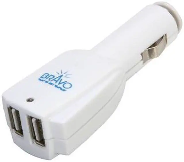 Main image of BRAVO CGR-2USBW Portable 2 Ports USB Car Charger