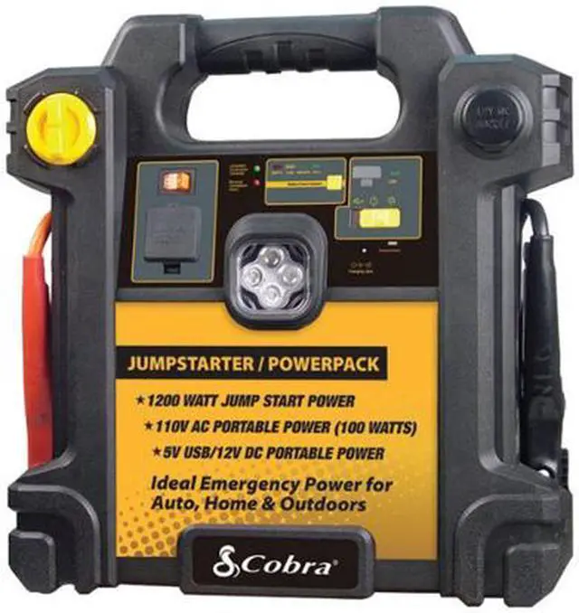 Main image of Cobra CJI 150 500 Peak Amp Jump Starter, AC and DC Power Pack