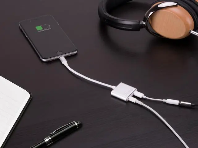 Alt view image 6 of 8 - Rosewill RCW-905R Lightning Splitter Adapter, Splitter Dual Lightning Ports, iPhone Audio and Power Lighting Cable, Lightning Audio + Charge Adapter for iPhone X iPhone 8 iPhone 7 Plus iPhone 7 iOS 10 & iOS11