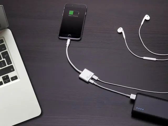 Alt view image 7 of 8 - Rosewill RCW-905R Lightning Splitter Adapter, Splitter Dual Lightning Ports, iPhone Audio and Power Lighting Cable, Lightning Audio + Charge Adapter for iPhone X iPhone 8 iPhone 7 Plus iPhone 7 iOS 10 & iOS11