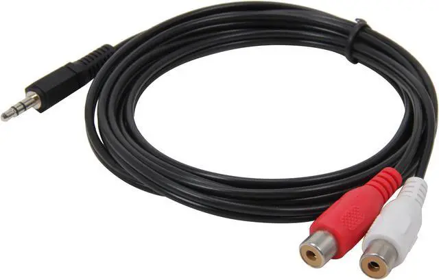 Alt view image 2 of 3 - Rosewill RCW-H9011 - Mini-Stereo to RCA Audio Cable - 6 Feet