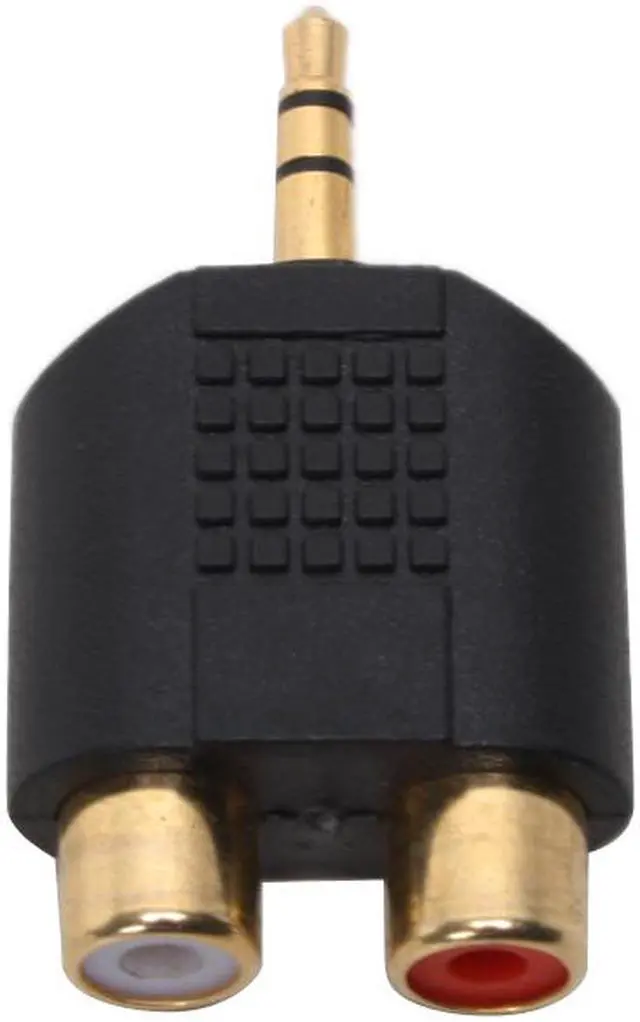 Alt view image 2 of 3 - Rosewill - Mini-Stereo to RCA Adapter / Dual Female to Male Audio Adapter