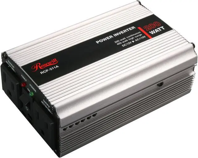 Main image of Rosewill RCP-511A 200W DC To AC Power Inverter