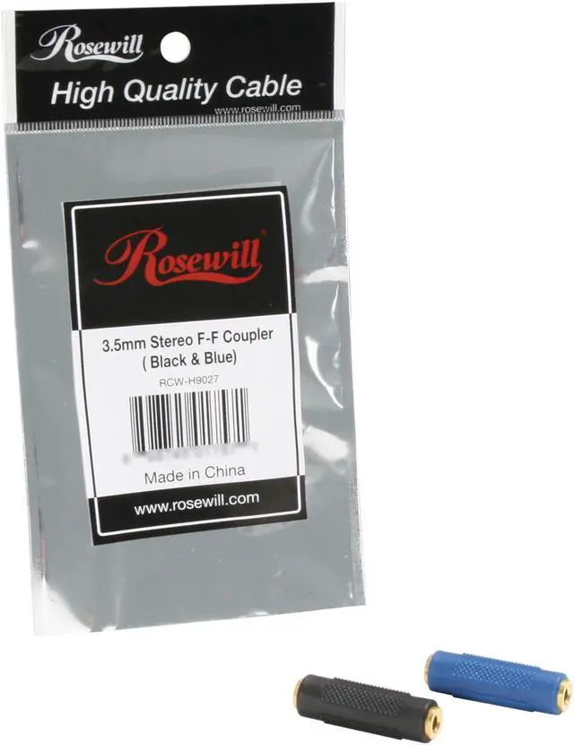 Alt view image 2 of 3 - Rosewill - 3.5mm Stereo Coupler (2 Pack)