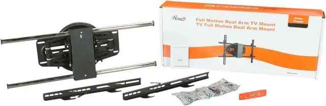 Alt view image 5 of 5 - Rosewill RMS-MA5010 - 37" - 65" LCD LED TV Full Motion Dual Arm Wall Mount - Max. Load 132 lbs., VESA Up to 800x500mm, compatible with Samsung, Vizio, Sony, Panasonic, LG and Toshiba TV