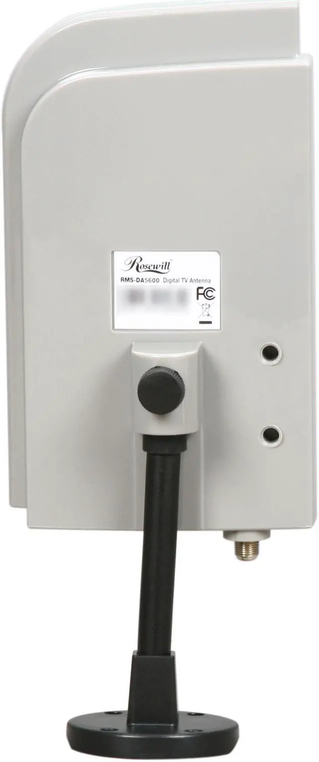 Alt view image 3 of 5 - Rosewill RMS-DA5600 - Amplified Digital / UHF / VHF HDTV Antenna - Indoor / Outdoor with FM Trap Filter - 30 Miles Range