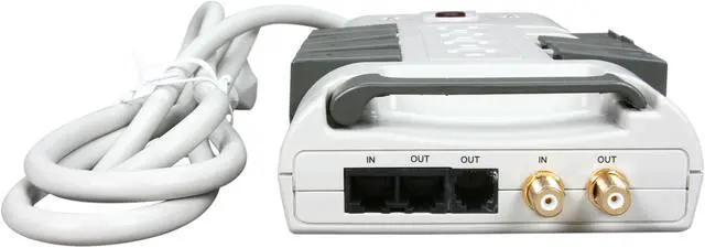 Alt view image 4 of 5 - Rosewill RME-SCCYRB01 Premium 4320 Joules Power Surge Protector with RJ11 and Coax Protection