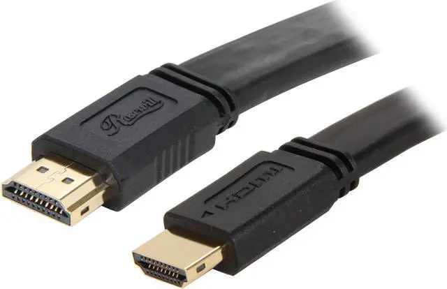 Main image of HDMI Flat Cable (3.3 FEET) Supports Ethernet, High Speed, 3D and Audio Return (Newest Version) Rosewill - Pellucid HD Series