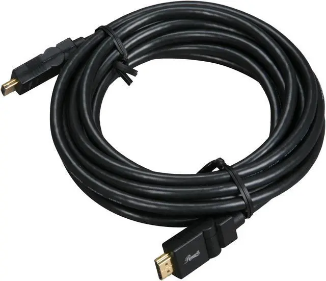 Alt view image 4 of 5 - Rosewill-Pellucid HD Series High Speed Swivel HDMI Cable with Ethernet (15 FEET)