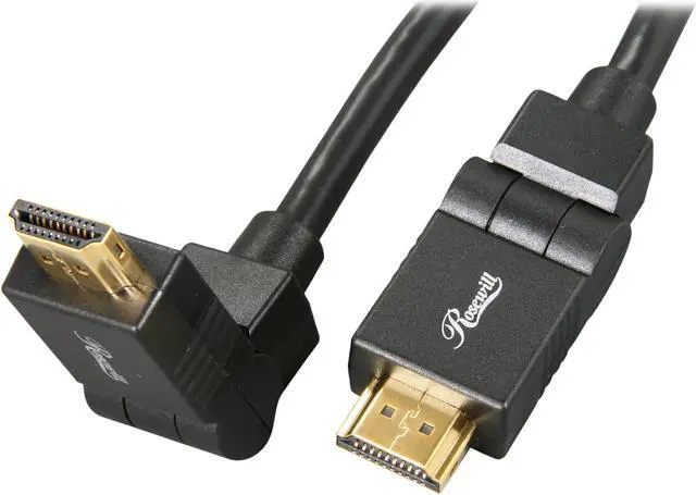 Main image of Rosewill-Pellucid HD Series High Speed Swivel HDMI Cable with Ethernet (15 FEET)