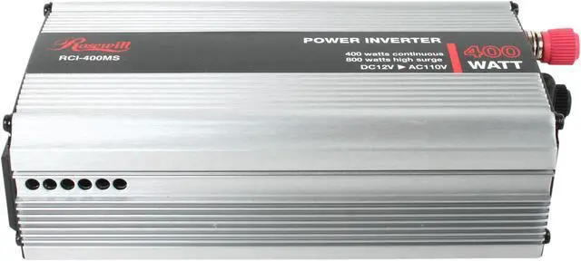 Alt view image 2 of 5 - Rosewill RCI-400MS – 400-Watt DC to AC Power Inverter with Power Protection and Alarm
