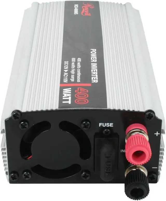 Alt view image 4 of 5 - Rosewill RCI-400MS – 400-Watt DC to AC Power Inverter with Power Protection and Alarm