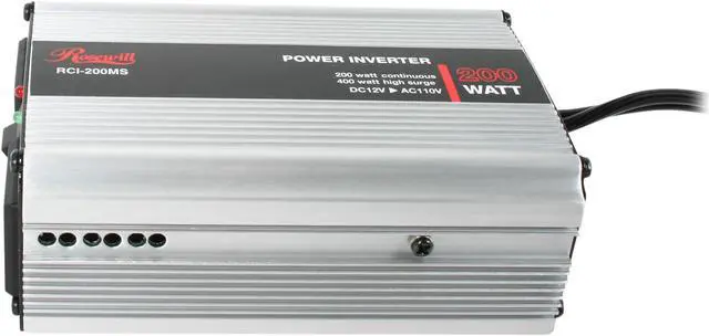 Alt view image 2 of 5 - Rosewill RCI-200MS - 200W DC To AC Power Inverter with Power Protection and Alarming
