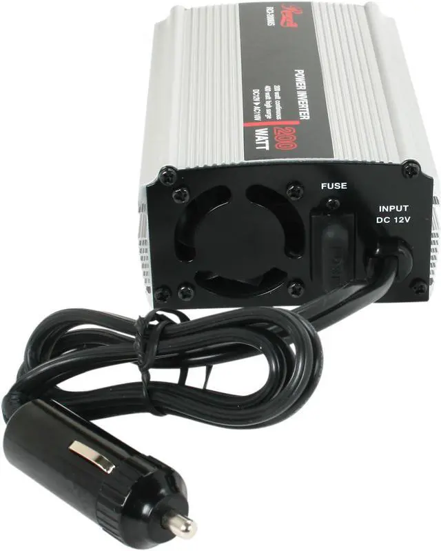 Alt view image 4 of 5 - Rosewill RCI-200MS - 200W DC To AC Power Inverter with Power Protection and Alarming