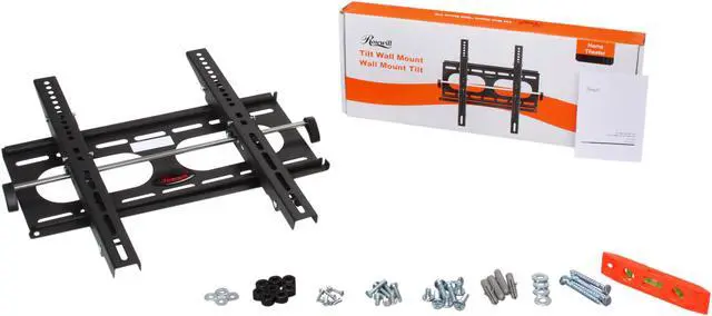 Alt view image 6 of 6 - Rosewill RHTB-11002 - 26" - 46" LCD LED TV Lockable Tilt Wall Mount - Max. Load 100 lbs. Television, VESA Up to 400x400mm, Black, compatible with Samsung, Vizio, Sony, Panasonic, LG and Toshiba TV