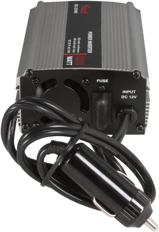 Alt view image 4 of 5 - Rosewill RCI-201MS 200W DC To AC Power Inverter with one 2.1A USB Port