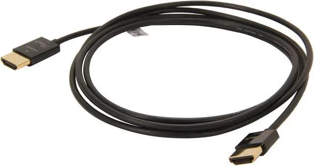 Alt view image 2 of 3 - Rosewill RCHD-12002 6 ft. Black Ultra Slim HDMI Cable w/ RedMere Technology
