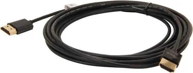 Alt view image 2 of 3 - Rosewill RCHD-12004 15 ft. Black Ultra Slim HDMI Cable w/ RedMere Technology
