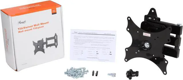 Alt view image 6 of 6 - Rosewill RHTB-13005 - 13"- 37" LCD LED TV Articulating Tilt, Swivel & Rotate Wall Mount - Max. Load 55 lb. Televisions, VESA Up to 200 x 200 mm, Black