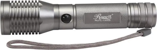 Alt view image 3 of 6 - Rosewill RLFL-13005 Adjustable Focus Zoom Cree XML-U2 LED Magnetic Base Flashlight Set 1000 Lumens with Samsung 18650 Li-ion Rechargeable Battery