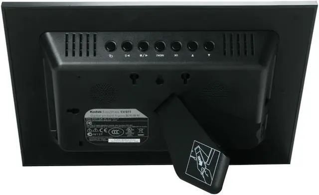 Alt view image 5 of 12 - Kodak EasyShare SV811 8" 8" 800 × 480 TRUE DIGITAL Digital Photo Frame