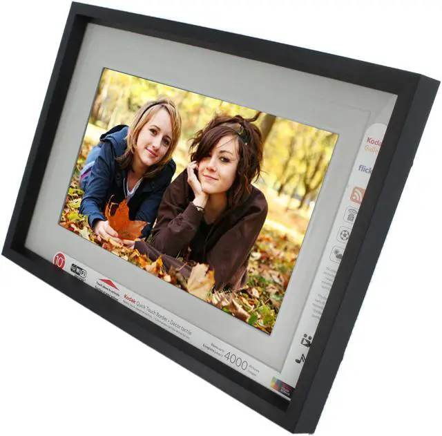 Main image of Kodak EasyShare W1020 10.2" 800 x 480 Digital Photo Frame w/ Home Décor Kit