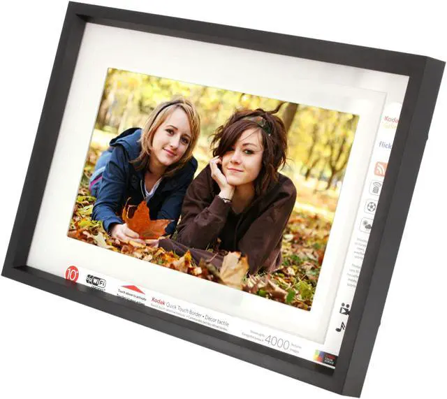 Main image of Kodak EasyShare W1020 10.2" 800 x 480 Wireless Digital Photo Frame with Home Décor Kit